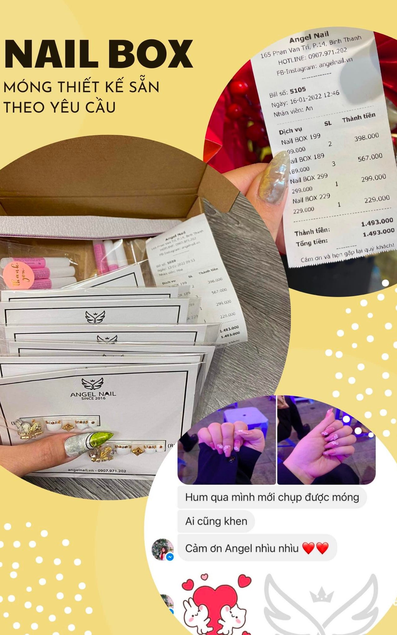 Nail box là gì? Những mẫu thiết kế Nail box đẹp trending