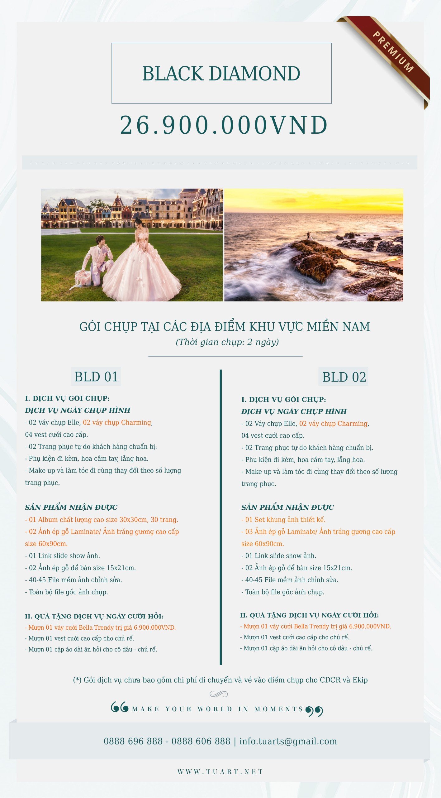 Báo giá chụp hình cưới tại Hồ Chí Minh