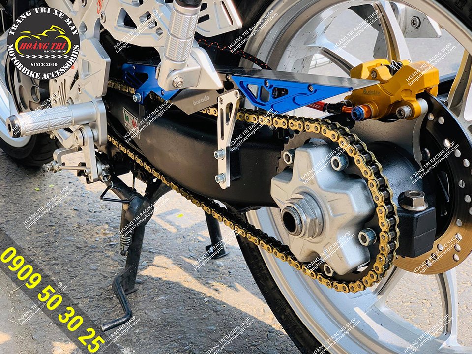 Trọn bộ gấp đơn X1R độ cho Exciter 150