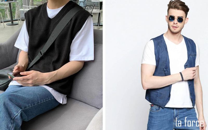 16 cách phối đồ với áo gile nam đẹp thời trang phong cách nhất