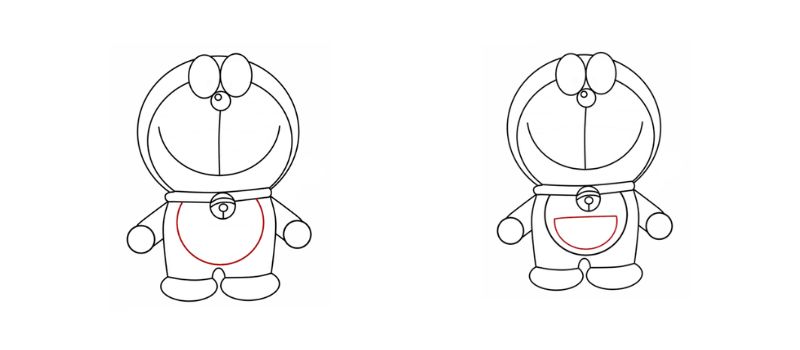 6 cách dạy bé vẽ Doraemon siêu dễ thương và cực đơn giản