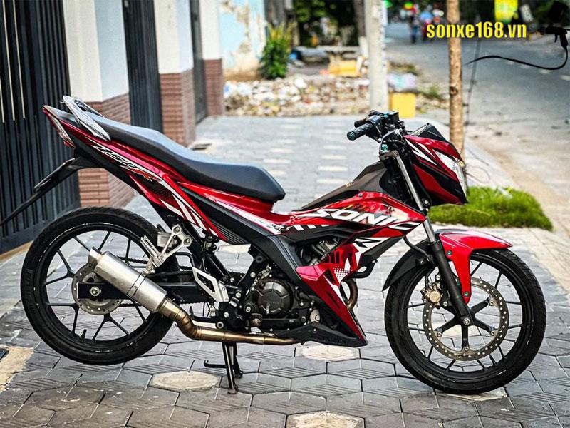 Sơn Xe Sonic Đỏ Candy Nổi Bật Tại TP.HCM