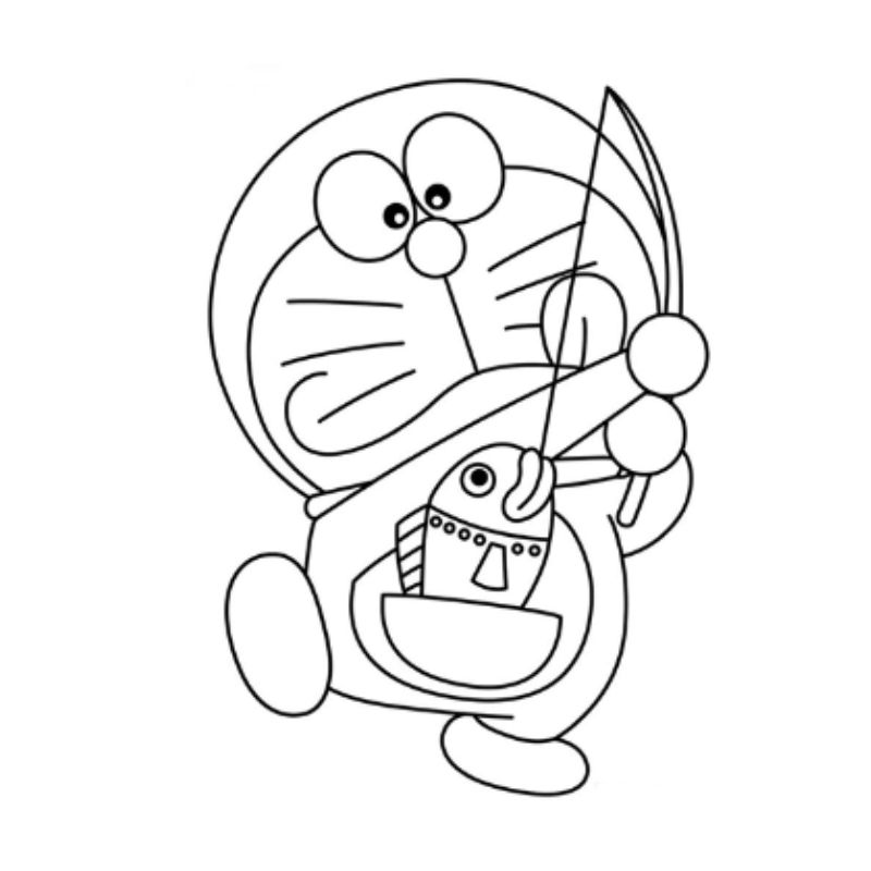 6 cách dạy bé vẽ Doraemon siêu dễ thương và cực đơn giản