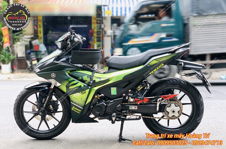 Trọn bộ gấp đơn X1R độ cho Exciter 150