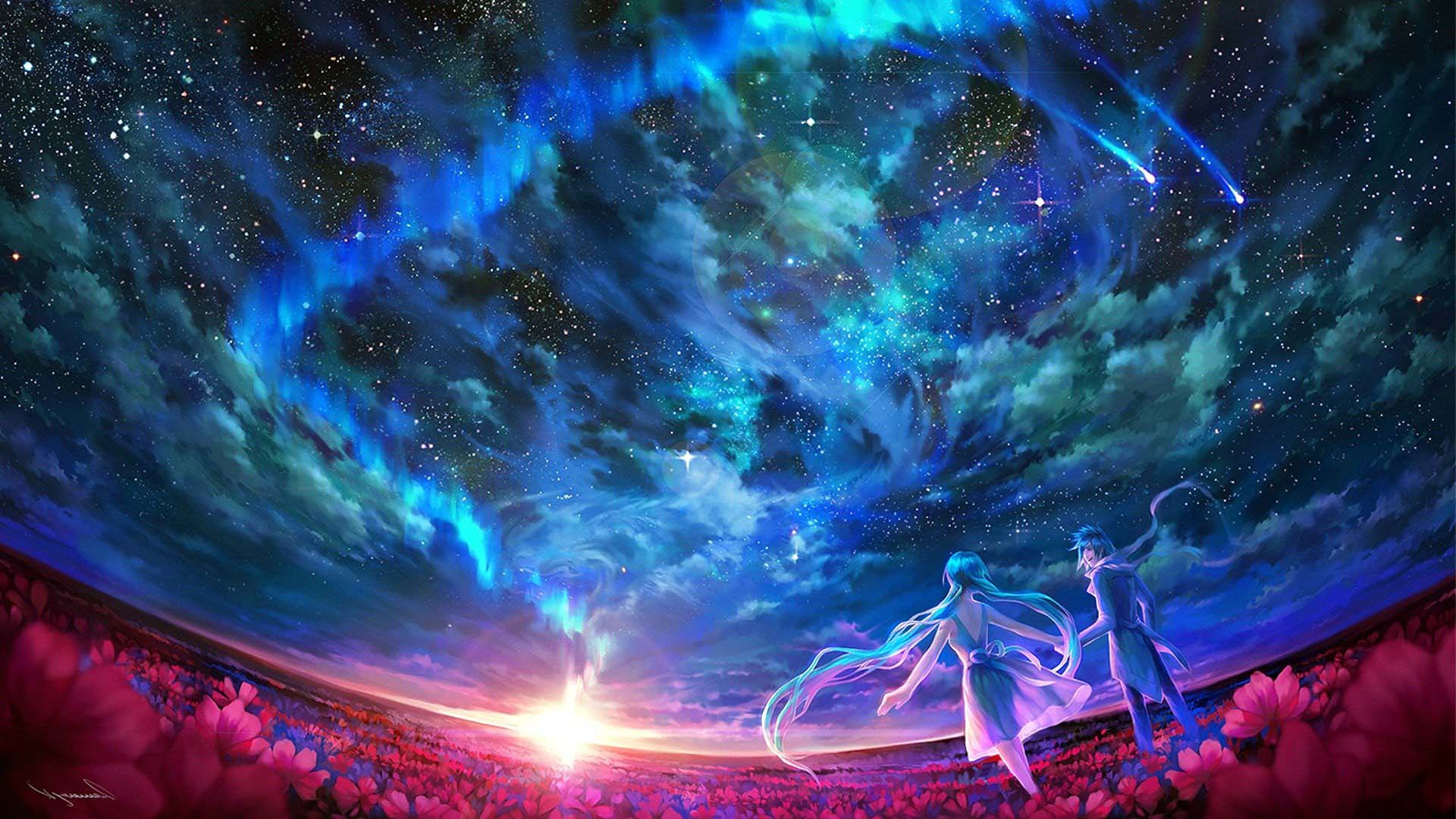 50+ Anime Galaxy siêu đẹp và ma mị