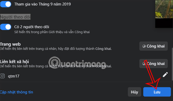 Cách hiển thị người theo dõi trên Facebook