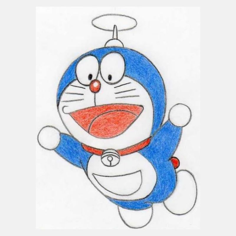 6 cách dạy bé vẽ Doraemon siêu dễ thương và cực đơn giản