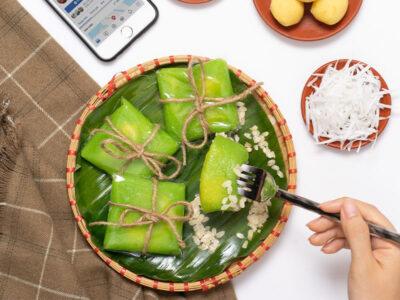 Bánh cốm làng Vòng Hà Nội – Thức quà của mùa thu