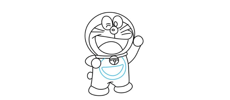 6 cách dạy bé vẽ Doraemon siêu dễ thương và cực đơn giản