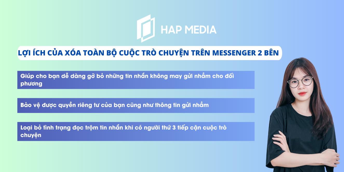 [Mẹo] Xóa toàn bộ cuộc trò chuyện trên Messenger 2 bên