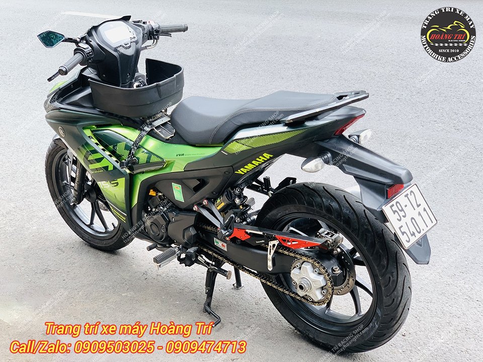 Trọn bộ gấp đơn X1R độ cho Exciter 150