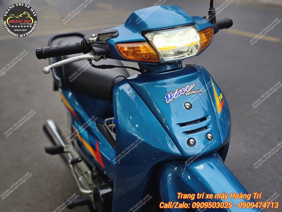 Đèn 2 tầng Zhi.Pat lắp cho xe Wave nhỏ