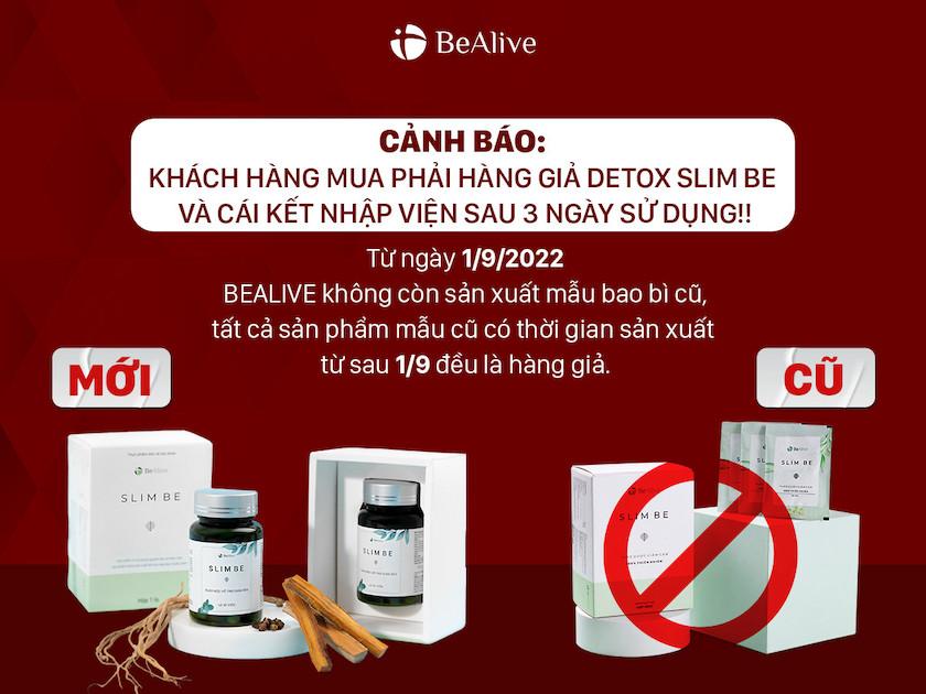 Cảnh báo khách hàng mua phải hàng giả giảm cân Slim Be và cái kết