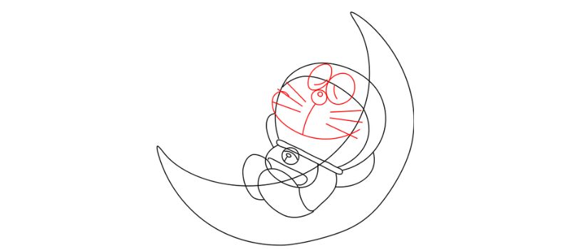 6 cách dạy bé vẽ Doraemon siêu dễ thương và cực đơn giản