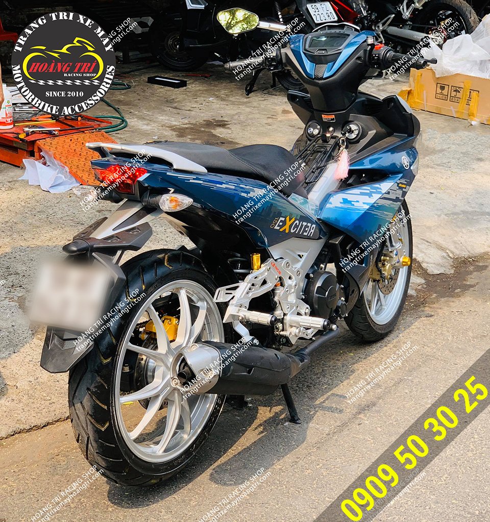 Trọn bộ gấp đơn X1R độ cho Exciter 150
