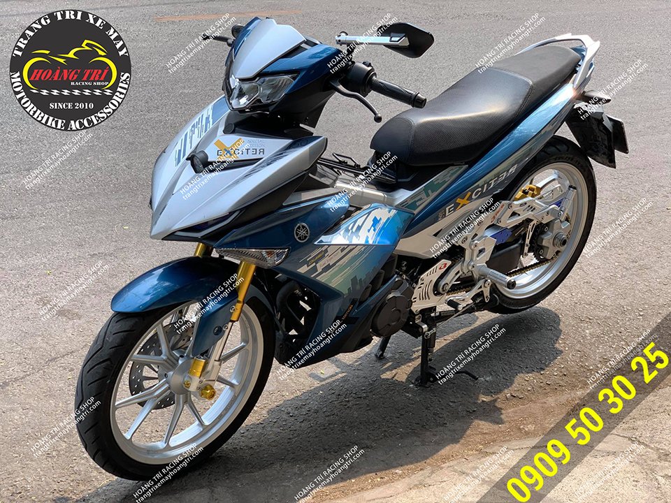 Trọn bộ gấp đơn X1R độ cho Exciter 150