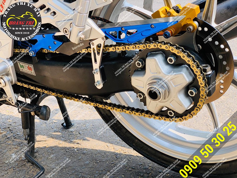 Trọn bộ gấp đơn X1R độ cho Exciter 150