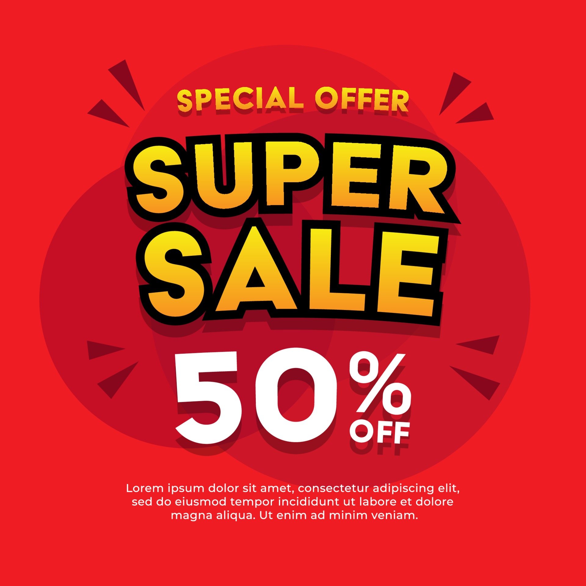 Banner sale cuốn hút