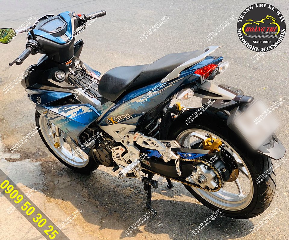 Trọn bộ gấp đơn X1R độ cho Exciter 150