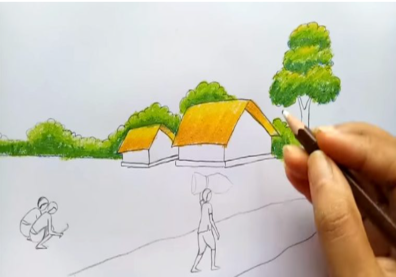 Cách Dạy Bé Tập Vẽ Tranh Phong Cảnh Đơn Giản Mà Đẹp Nhất