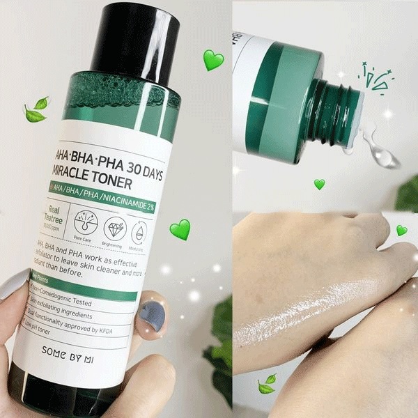 Review Nước hoa hồng AHA BHA PHA 30 Days Miracle Toner