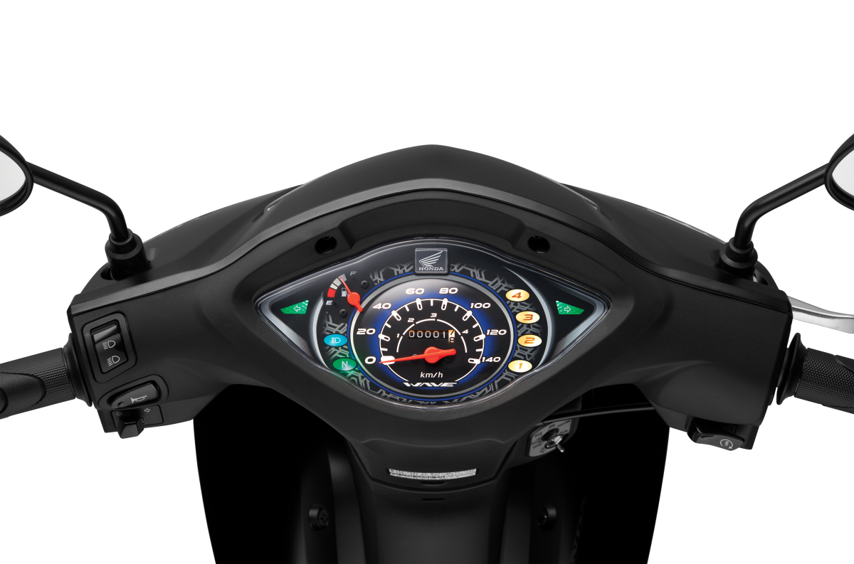 Wave Alpha 110cc mới có thêm màu đen nhám cá tính