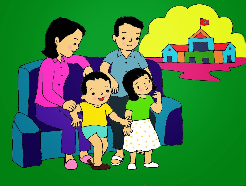 Tác phẩm tranh về gia đình đẹp nhất