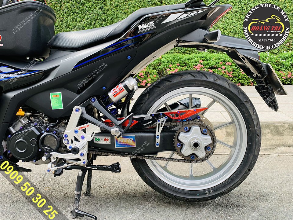 Trọn bộ gấp đơn X1R độ cho Exciter 150