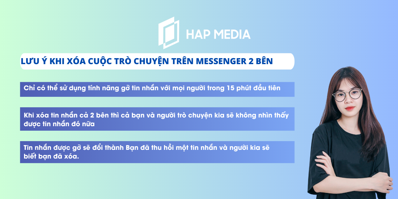 [Mẹo] Xóa toàn bộ cuộc trò chuyện trên Messenger 2 bên